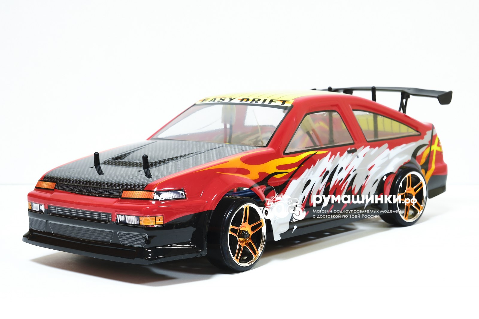 Радиоуправляемый машина для дрифта HSP Flying Fish 1 - 1:10 4WD -  94123-12318 Toyota Trueno AE86 Хачироку Купить с доставкой